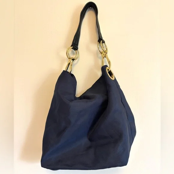 JPK Paris 75 Navy Blue Shoulder Bag - Picture 1 of 6